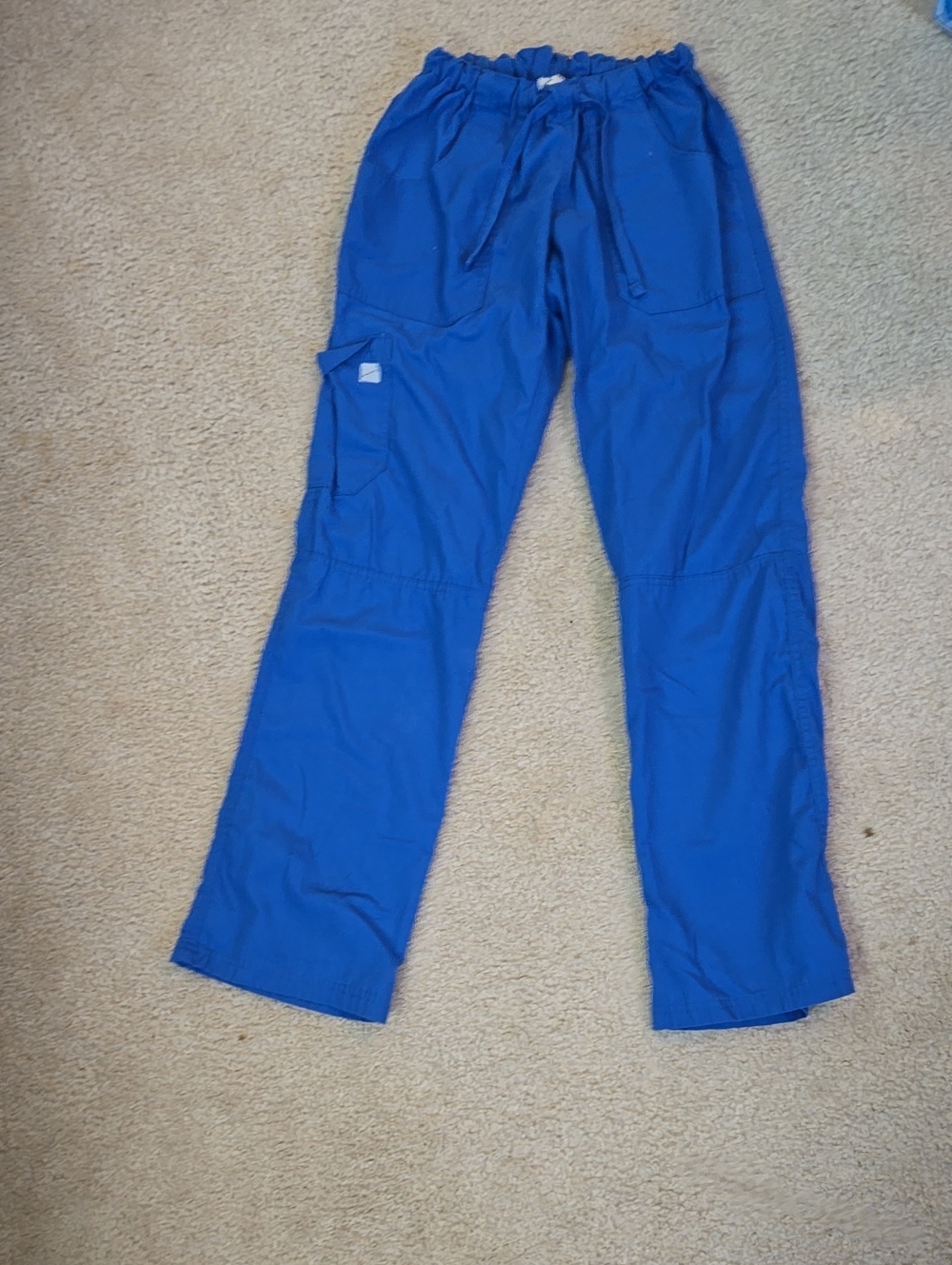 Women's Elastic Waist Utility Pants in Royal Blue